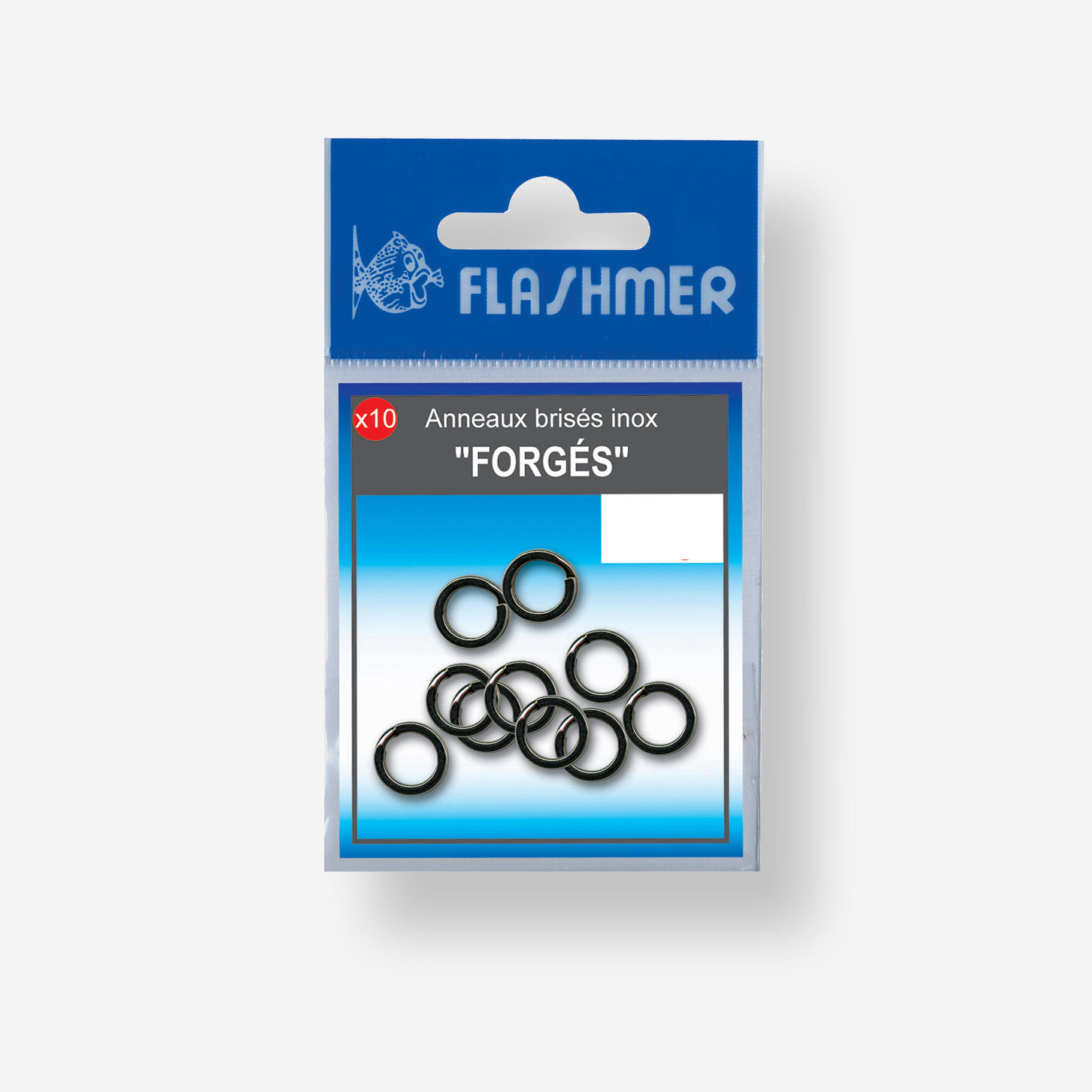 FLASHMER Stainless steel forged split rings 9mm