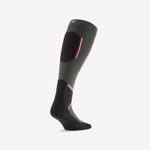 Calcetines de esquí y nieve lana merina Adulto Wedze SKI500