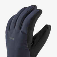 Adult Warm Ski Gloves 500 - Navy Blue