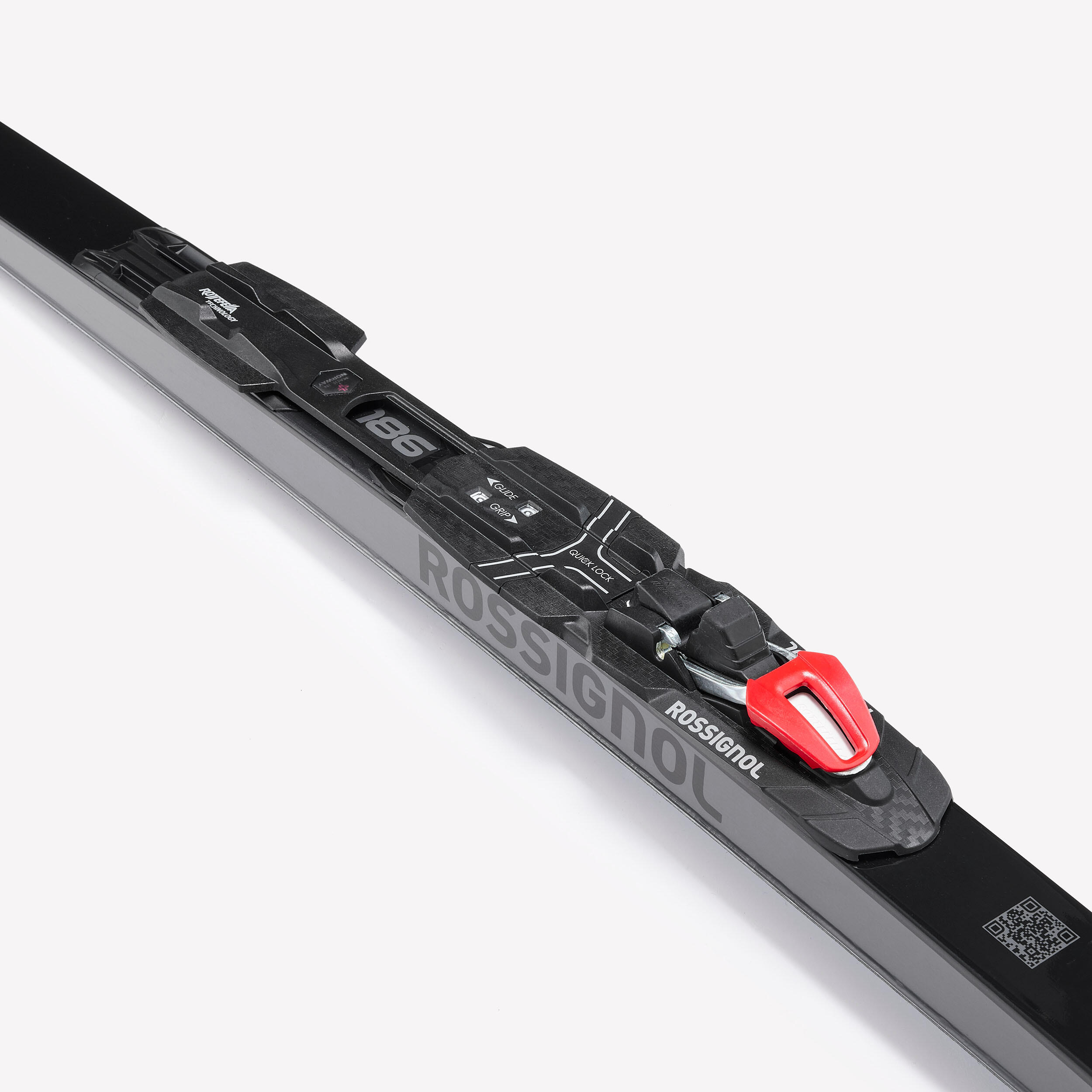 CROSS-COUNTRY SKATING SKIS - DELTA COMP SKATE + BINDINGS 8/9
