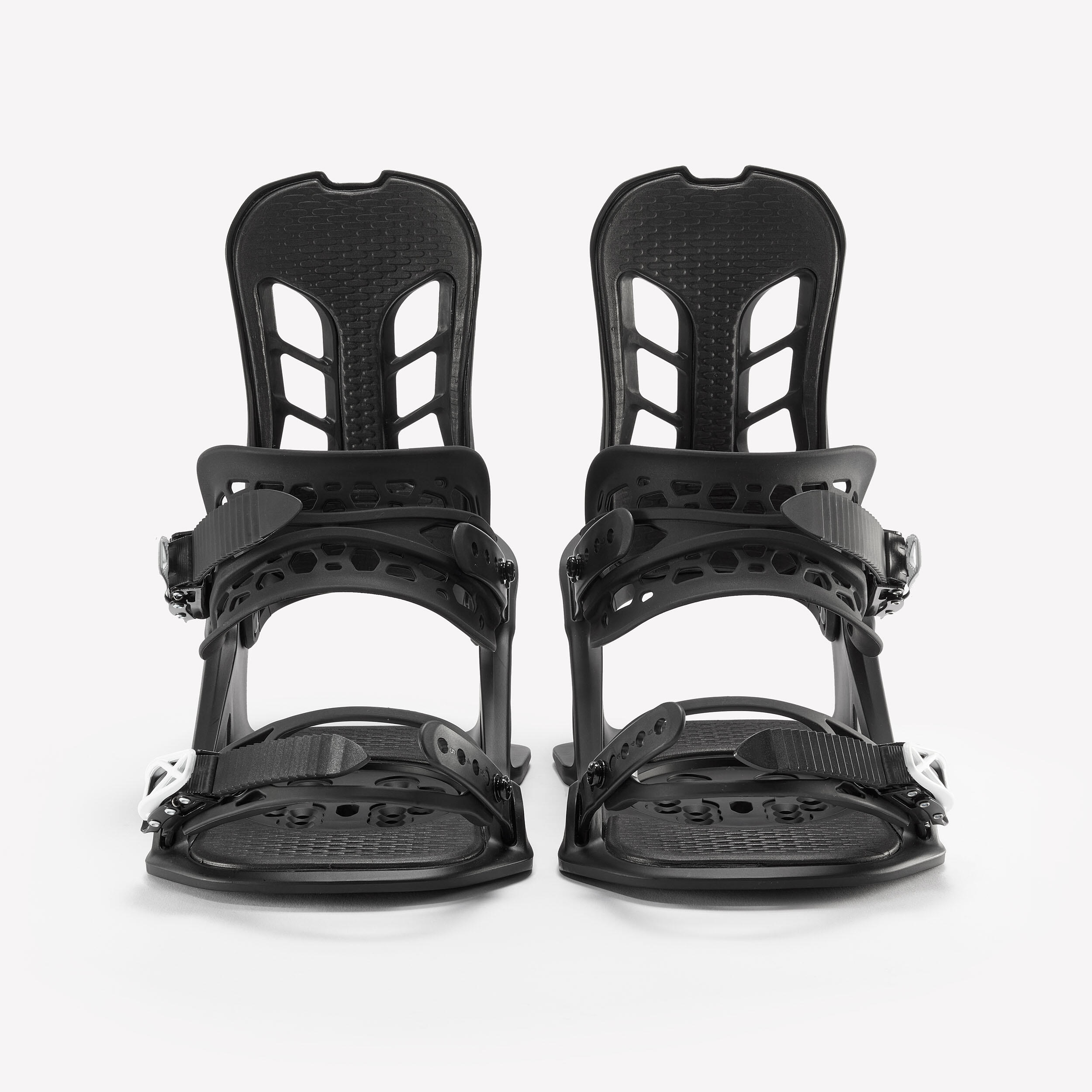 Men's on/off-piste snowboard bindings - SNB 100 black