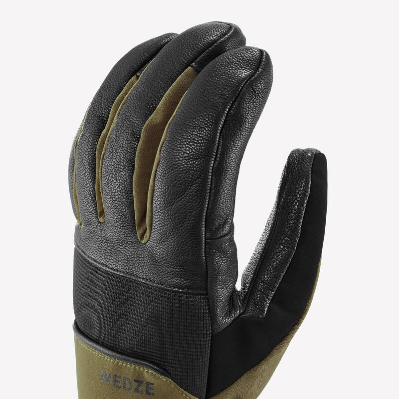 Gants de ski adulte, 550 kaki