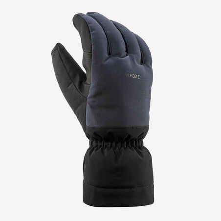 Adult Warm Ski Gloves 500 - Navy Blue
