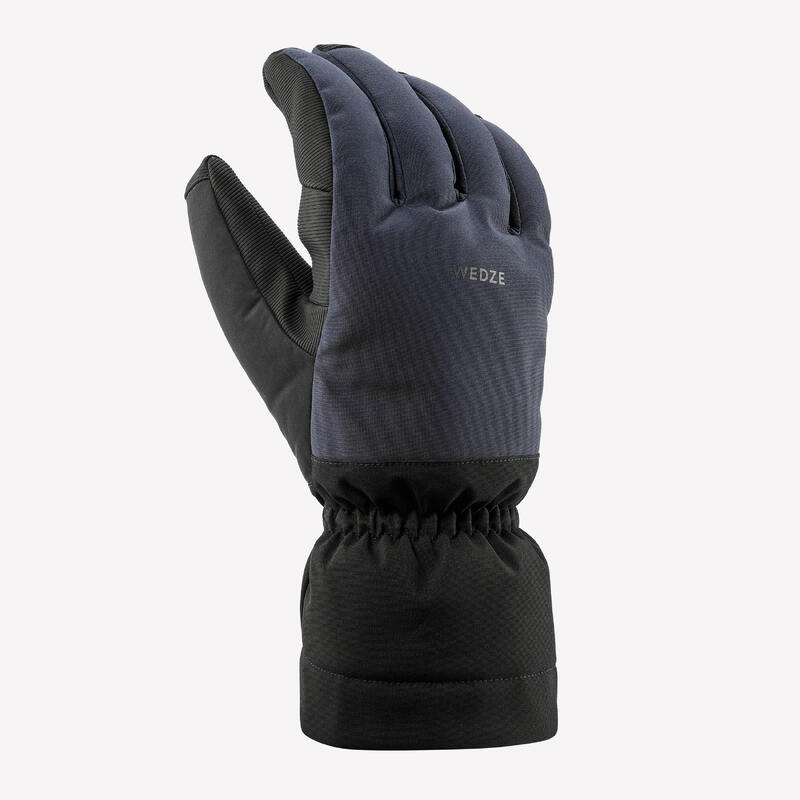 Luvas de ski quentes adulto, 500 azul marinho