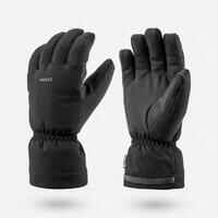 Adult Warm Ski Gloves 500 - Black