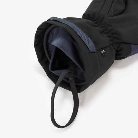 Adult Warm Ski Gloves 500 - Navy Blue