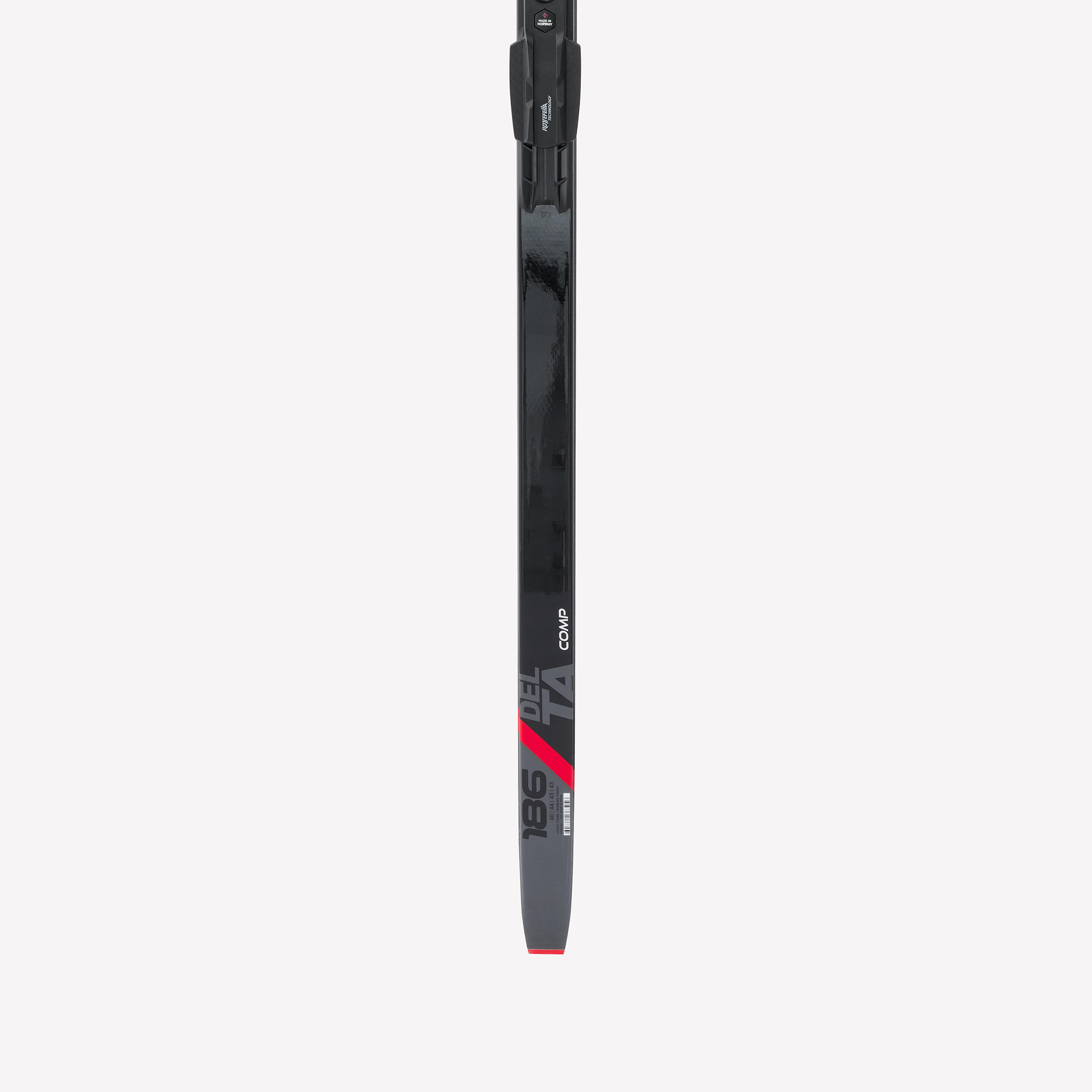 CROSS-COUNTRY SKATING SKIS - DELTA COMP SKATE + BINDINGS 7/9