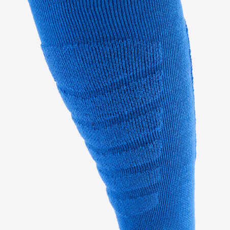 Adult ski and snowboard socks, 100 - Blue and Black