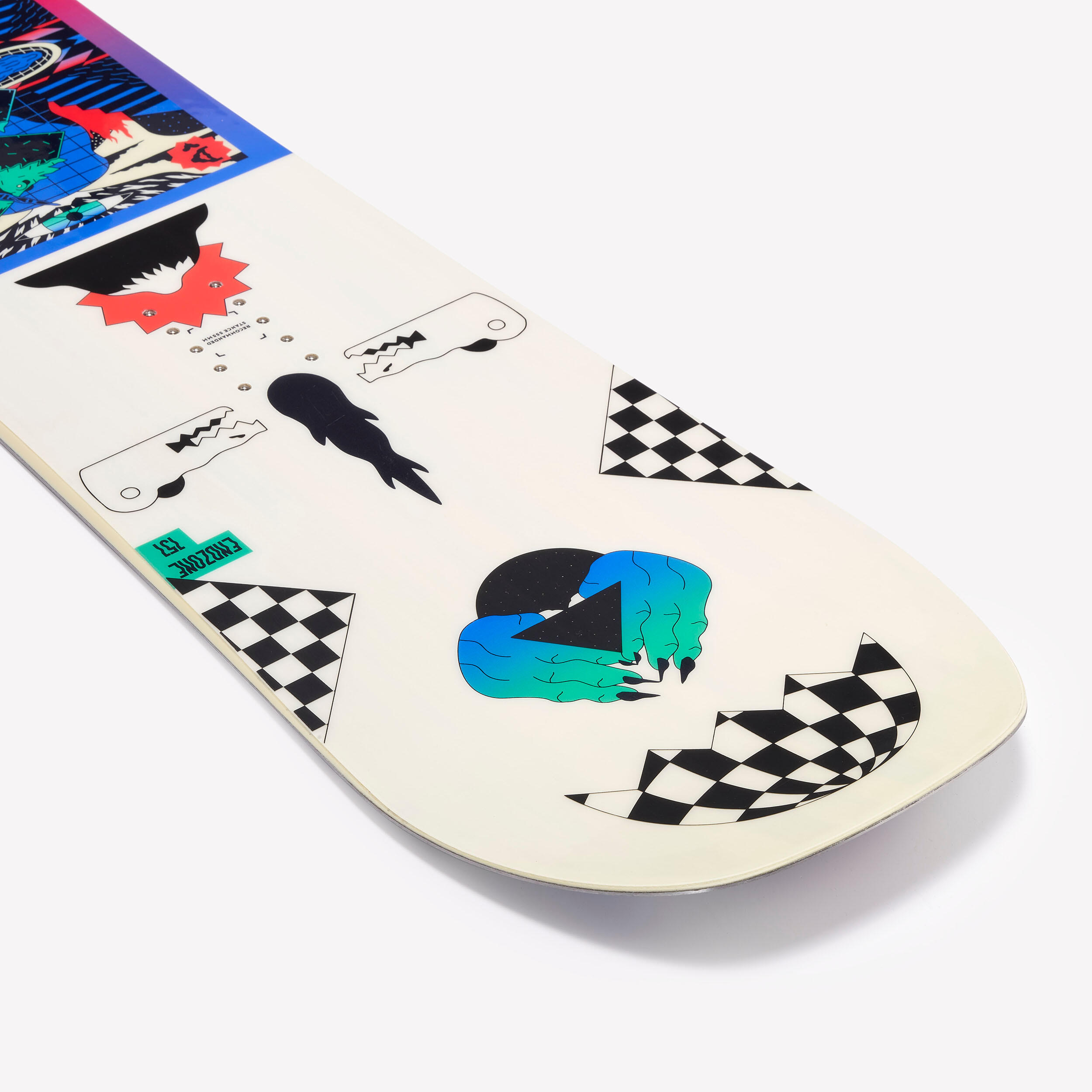 Men's Freestyle & All-Mountain Snowboard - Endzone 500 - DREAMSCAPE