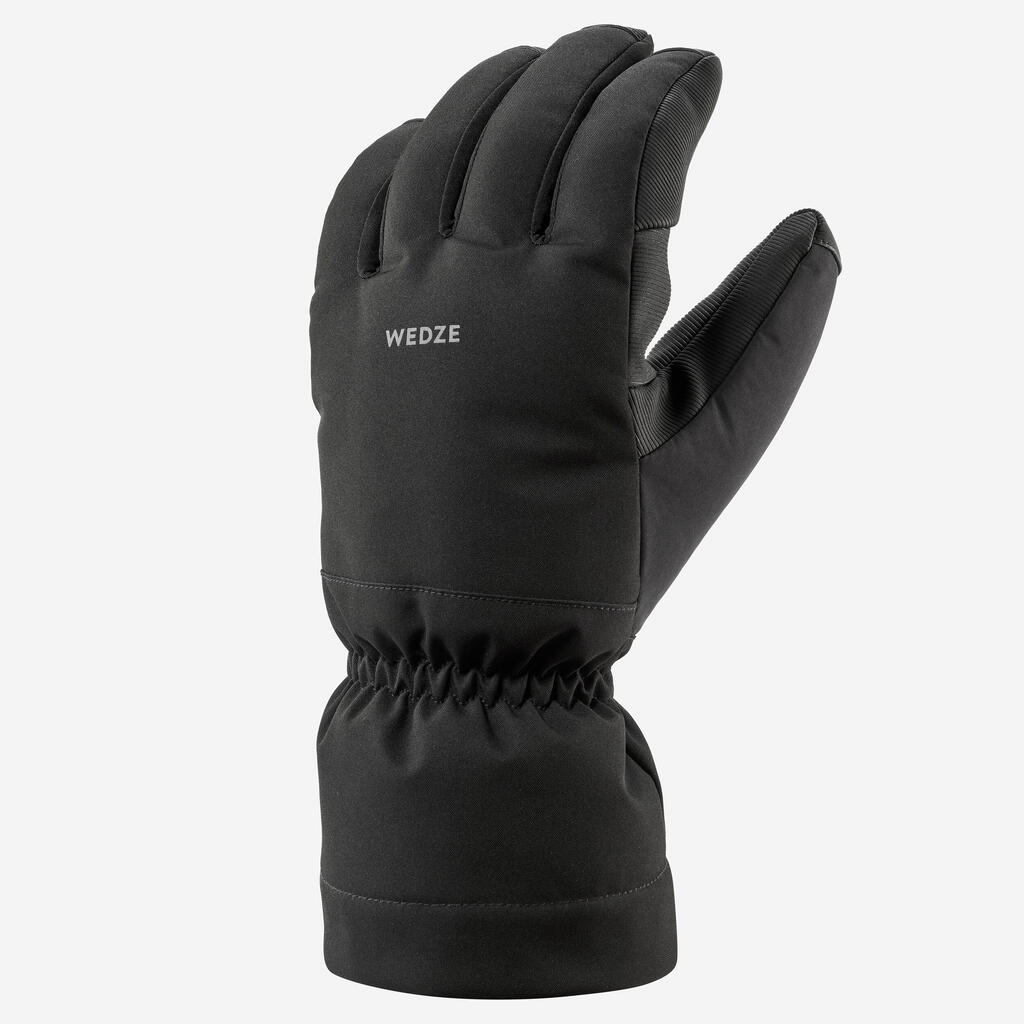 Adult Warm Ski Gloves 500 - Navy Blue