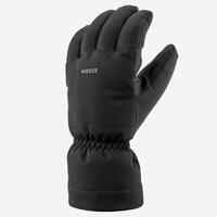 Adult Warm Ski Gloves 500 - Black