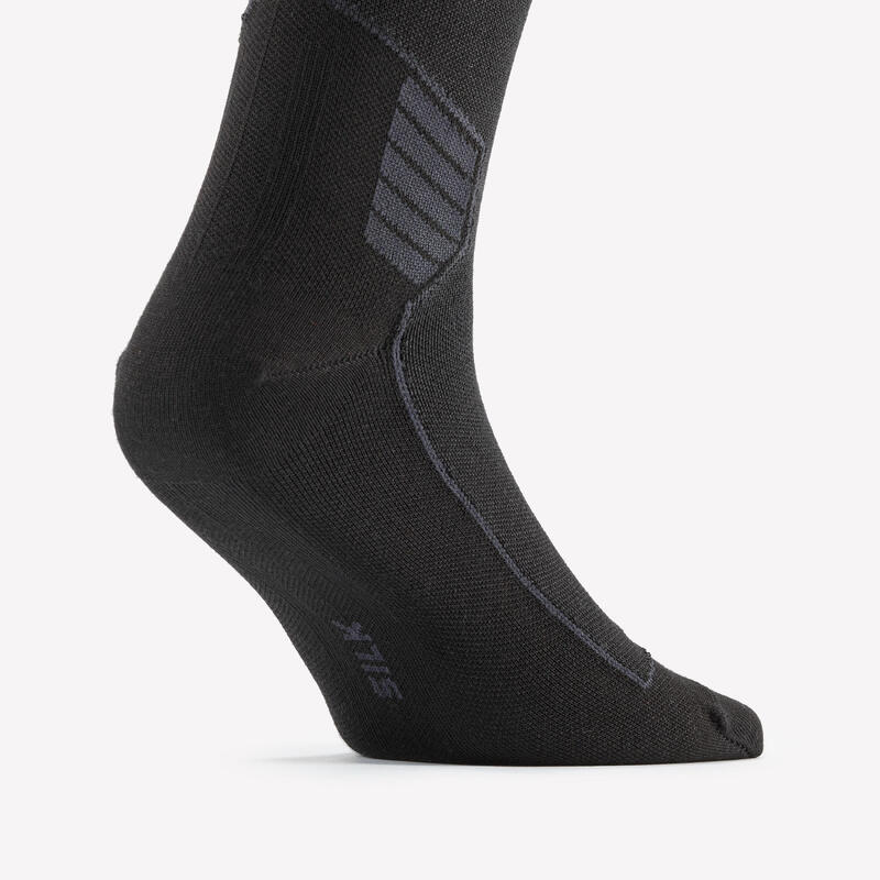 Sous chaussettes de ski en soie adulte, 900 noir