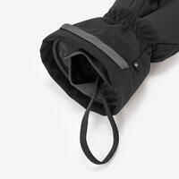 Adult Warm Ski Gloves 500 - Black