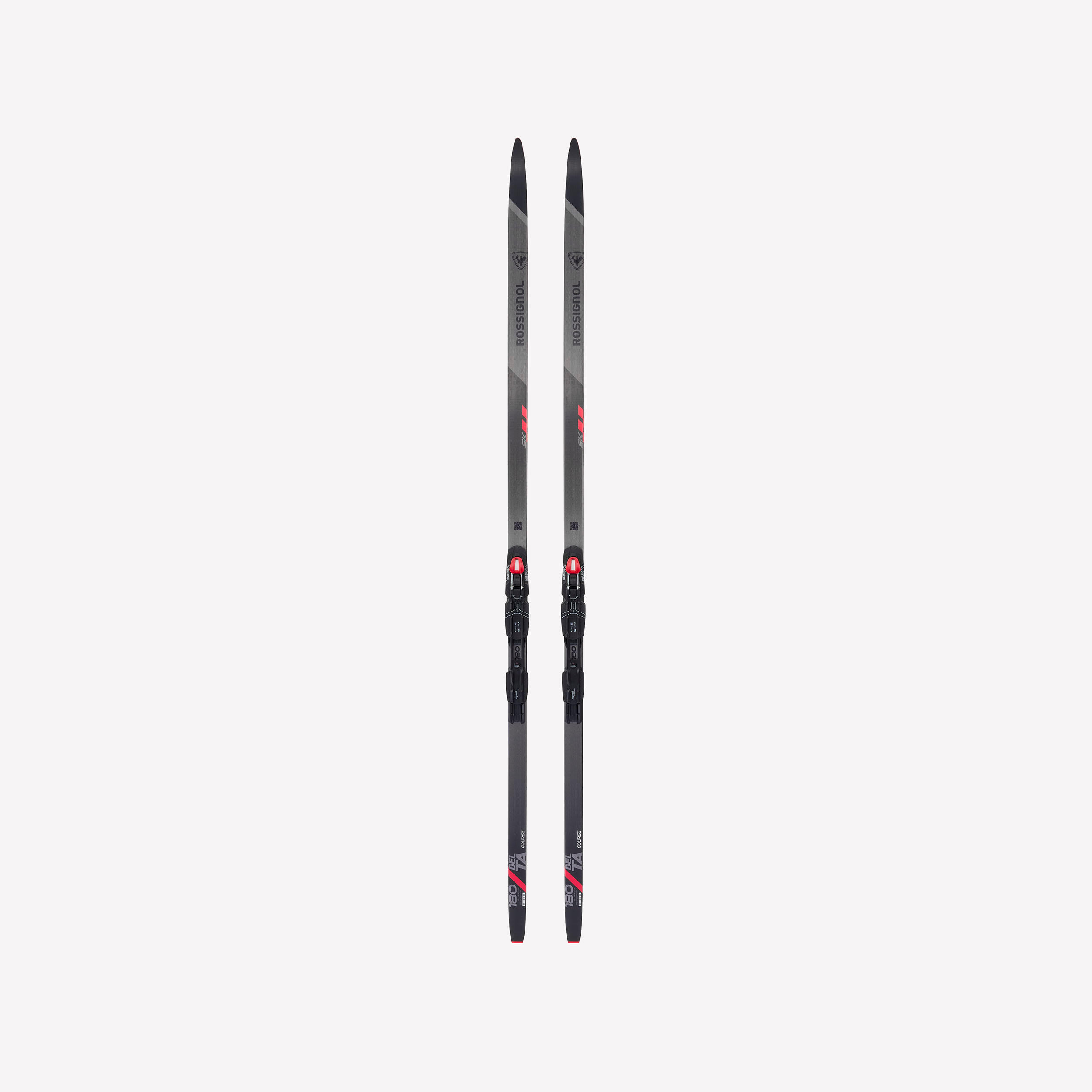 ROSSIGNOL Bežky na korčuľovanie Delta Course + viazanie R-skate čierne 180 cm