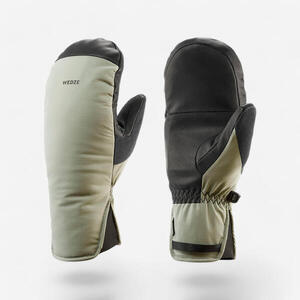 Manoplas de esquí y nieve impermeables de piel Adulto Wedze Ski-P500