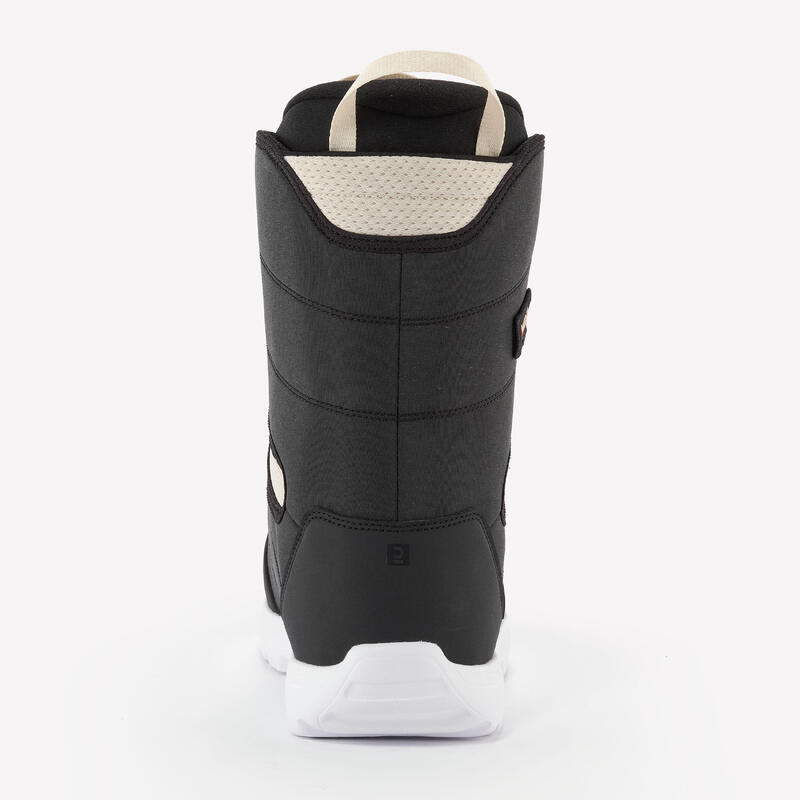 Boots de snowboard flexibili și confortabili SNB 100 Negru Bărbați