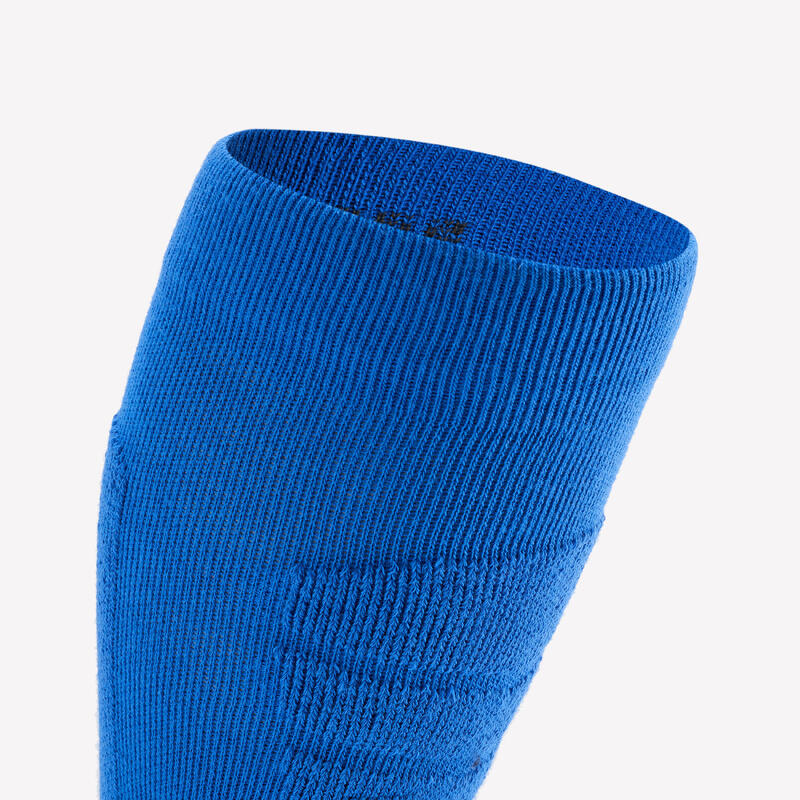 Chaussettes de ski et snowboard adulte, 100 bleu et noir