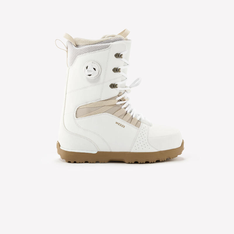 Boots snowboard hibrid, flex mediu Endzone Alb Damă