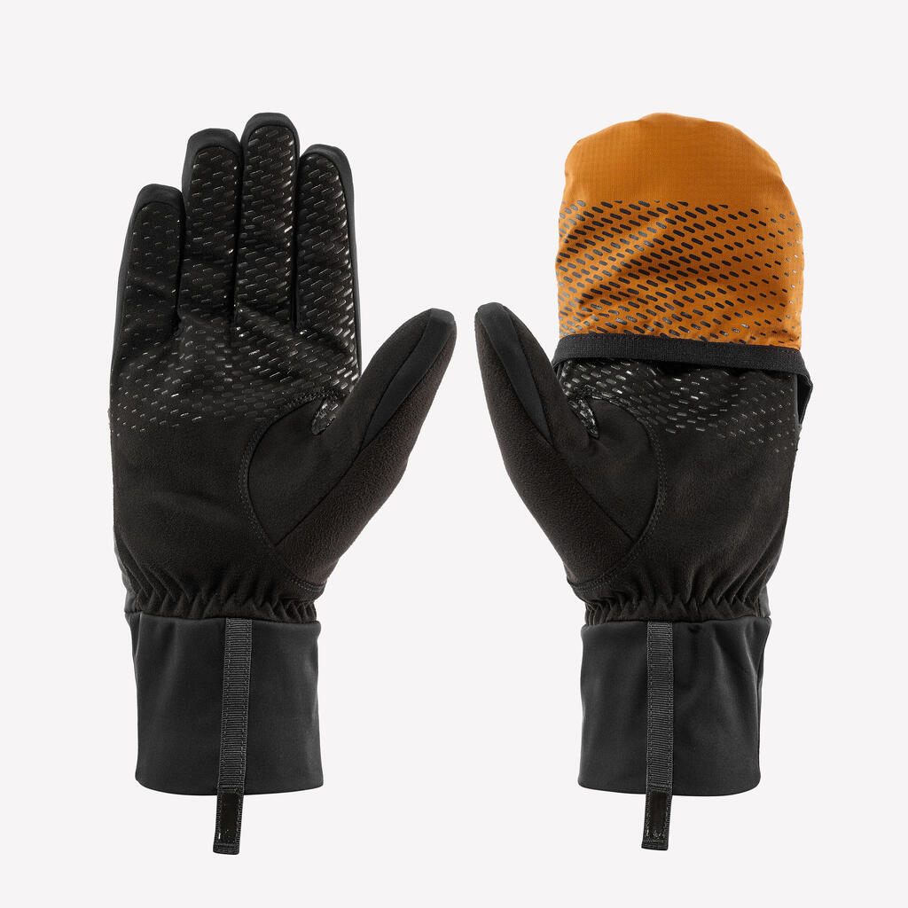  2-IN-1 WATERPROOF SKI TOURING GLOVES / MITTENS