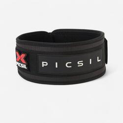 Ceinture lombaire velcro noir protection fitness Picsi gym cross-training - noir