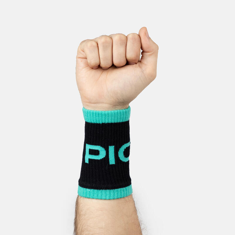 Wrist wraps voor transpiratie smaragdgroen