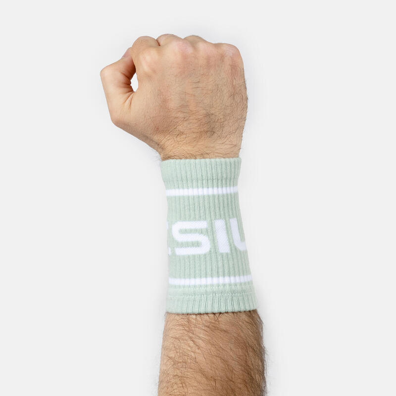 Wrist wraps voor transpiratie groen