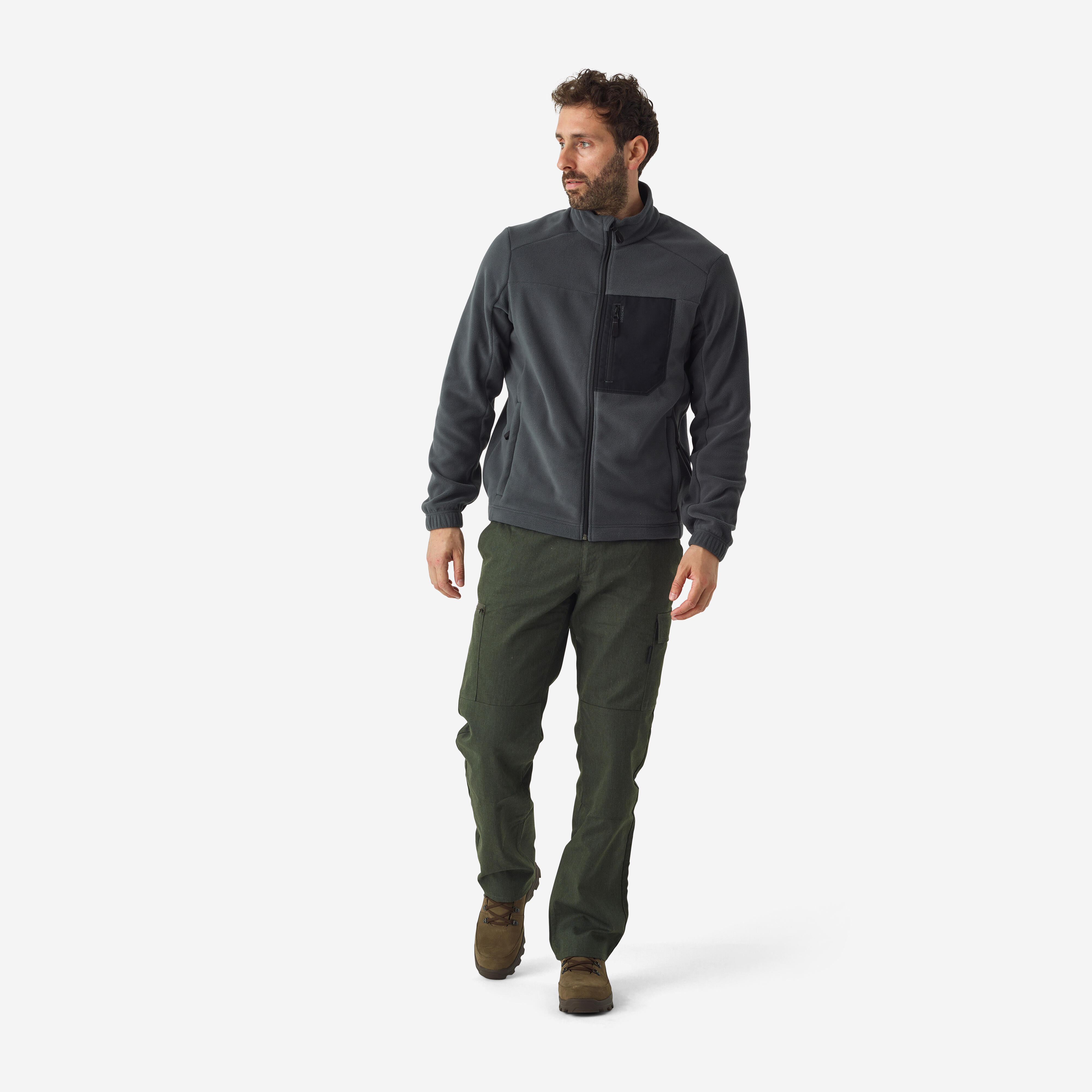 Resistant cargo trousers steppe 300 green marl