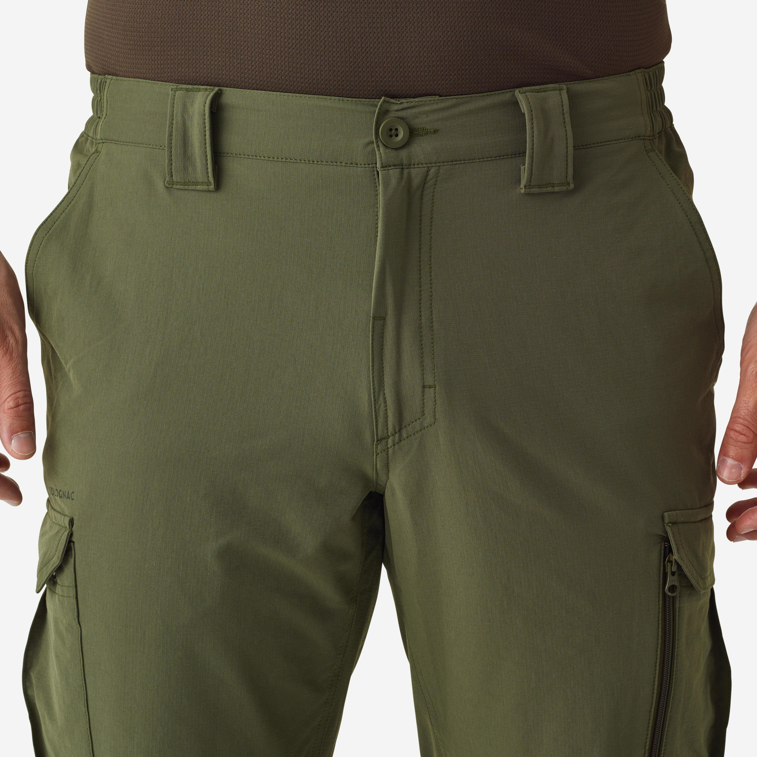LIGHT BREATHABLE TROUSERS 500 GREEN 3/8