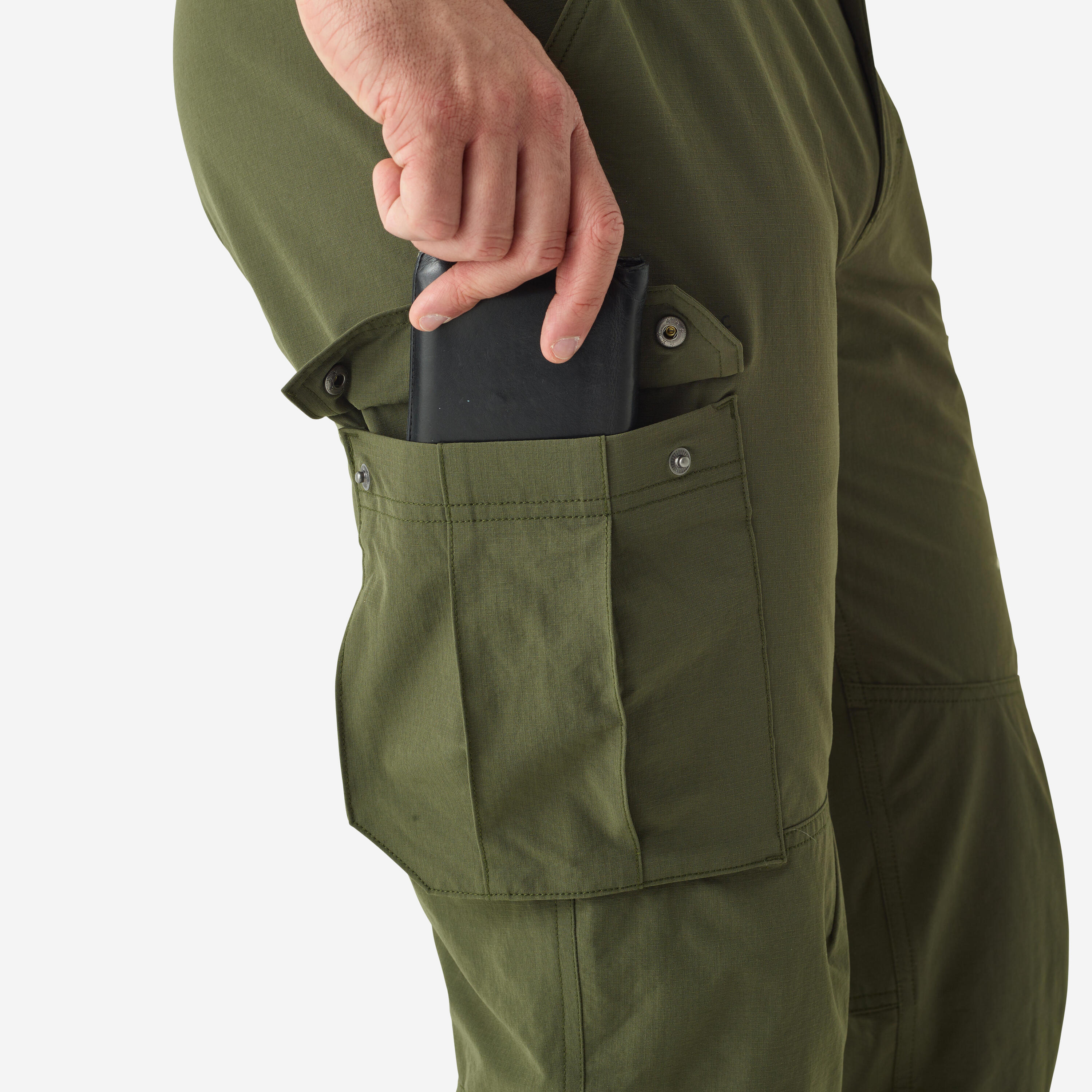 LIGHT BREATHABLE TROUSERS 500 GREEN 7/8