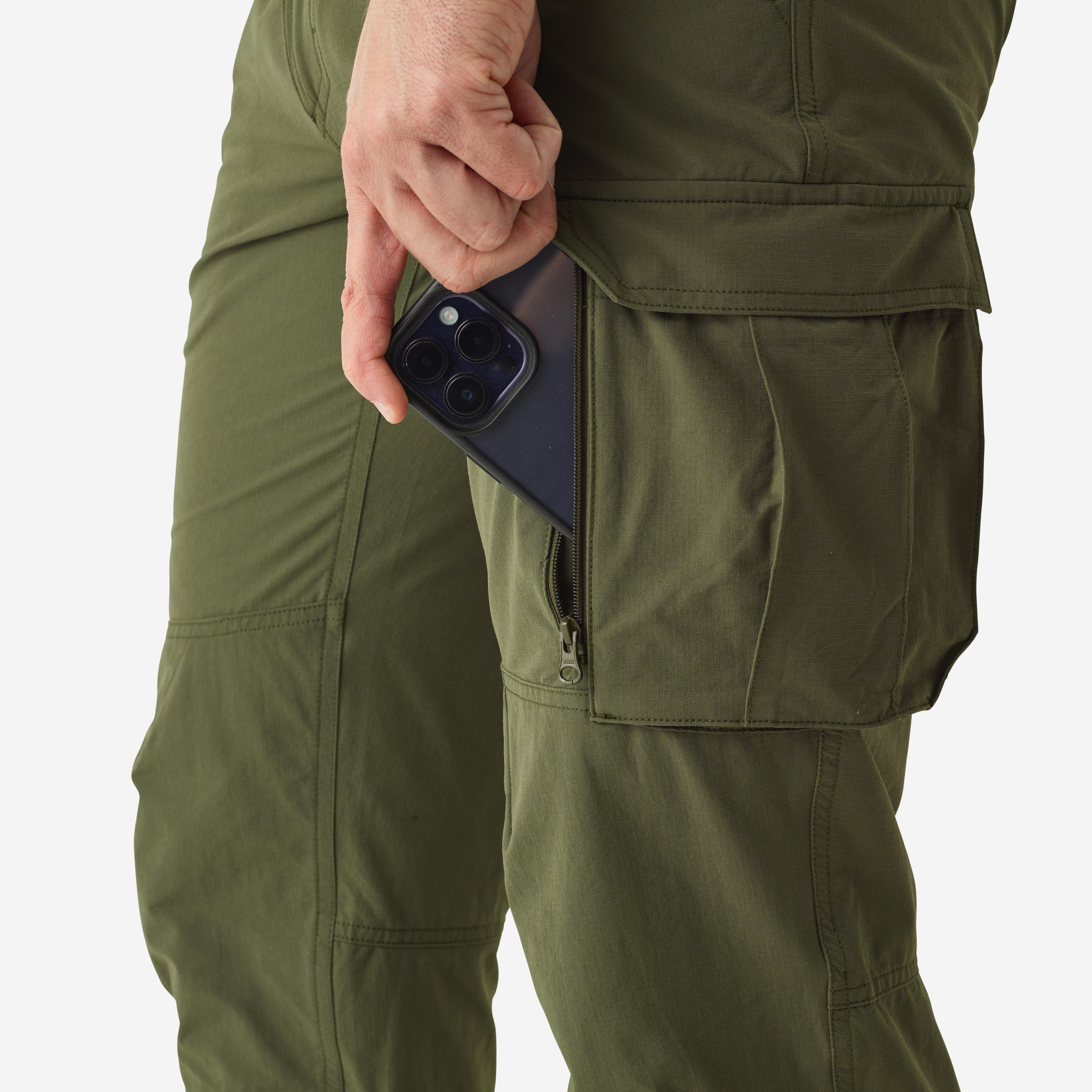 Shop Lightweight/Breathable Hunting Trousers - Dark Brown|Decathlon SA
