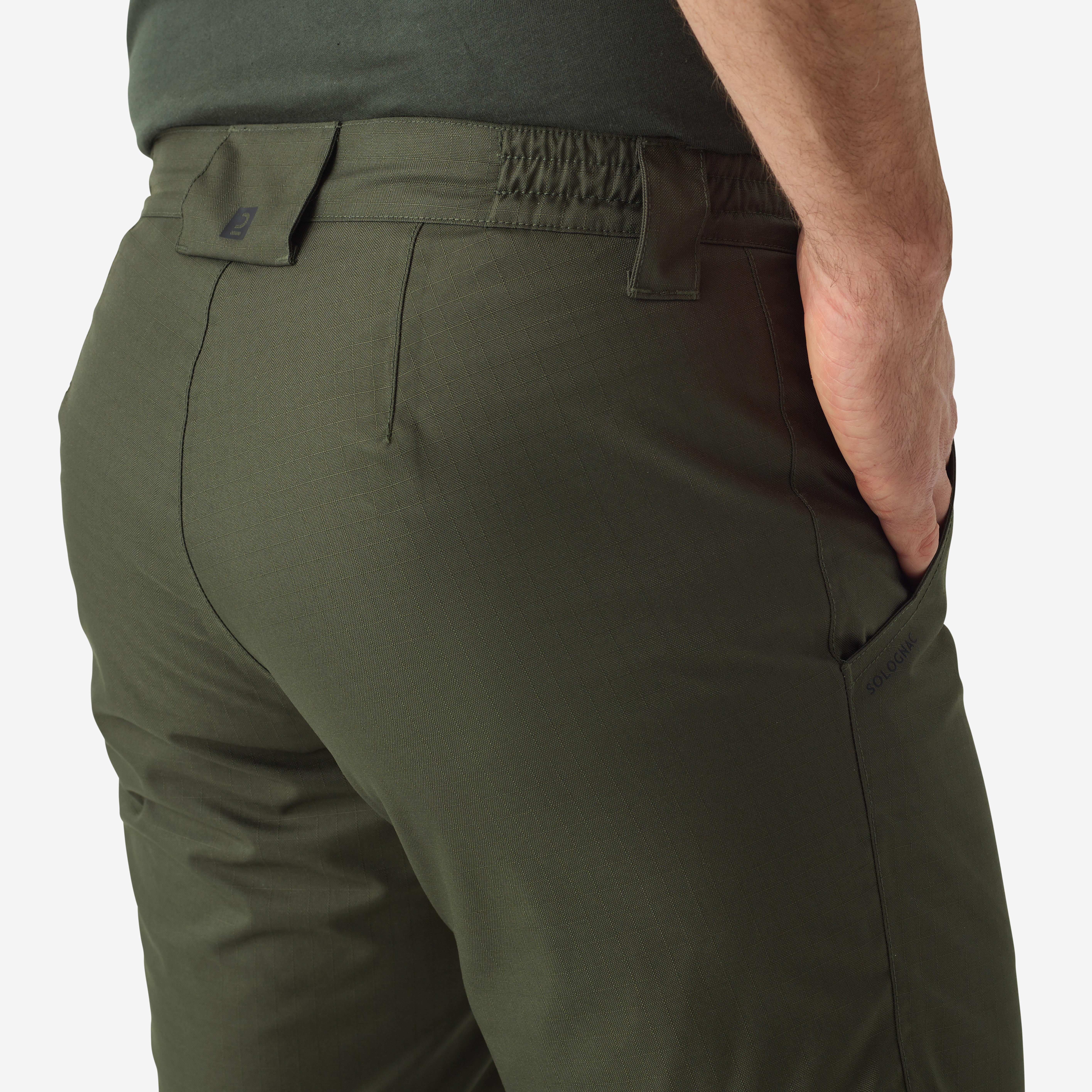 Pantalon de chasse imperméable homme – 500 vert - SOLOGNAC
