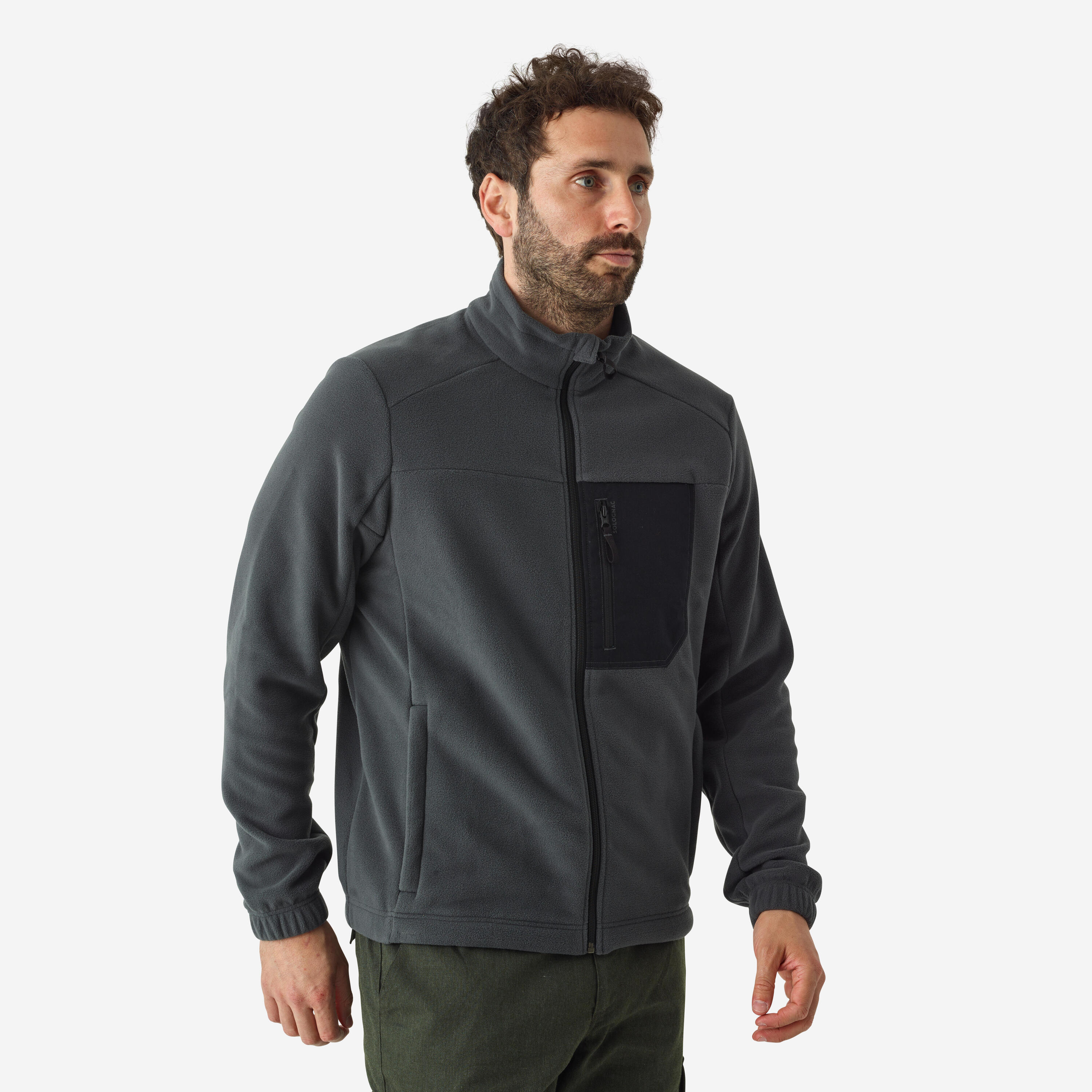 SOLOGNAC FLEECE 500 GREY