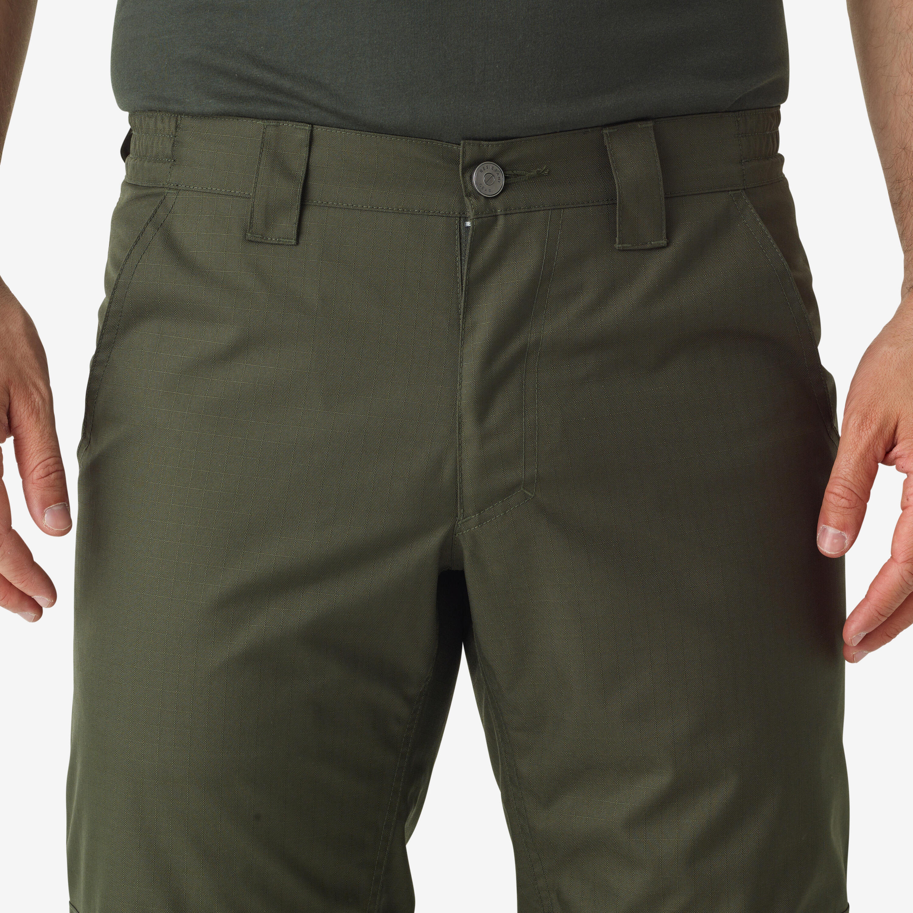 Pantalon de chasse imperméable homme – 500 vert 4/6