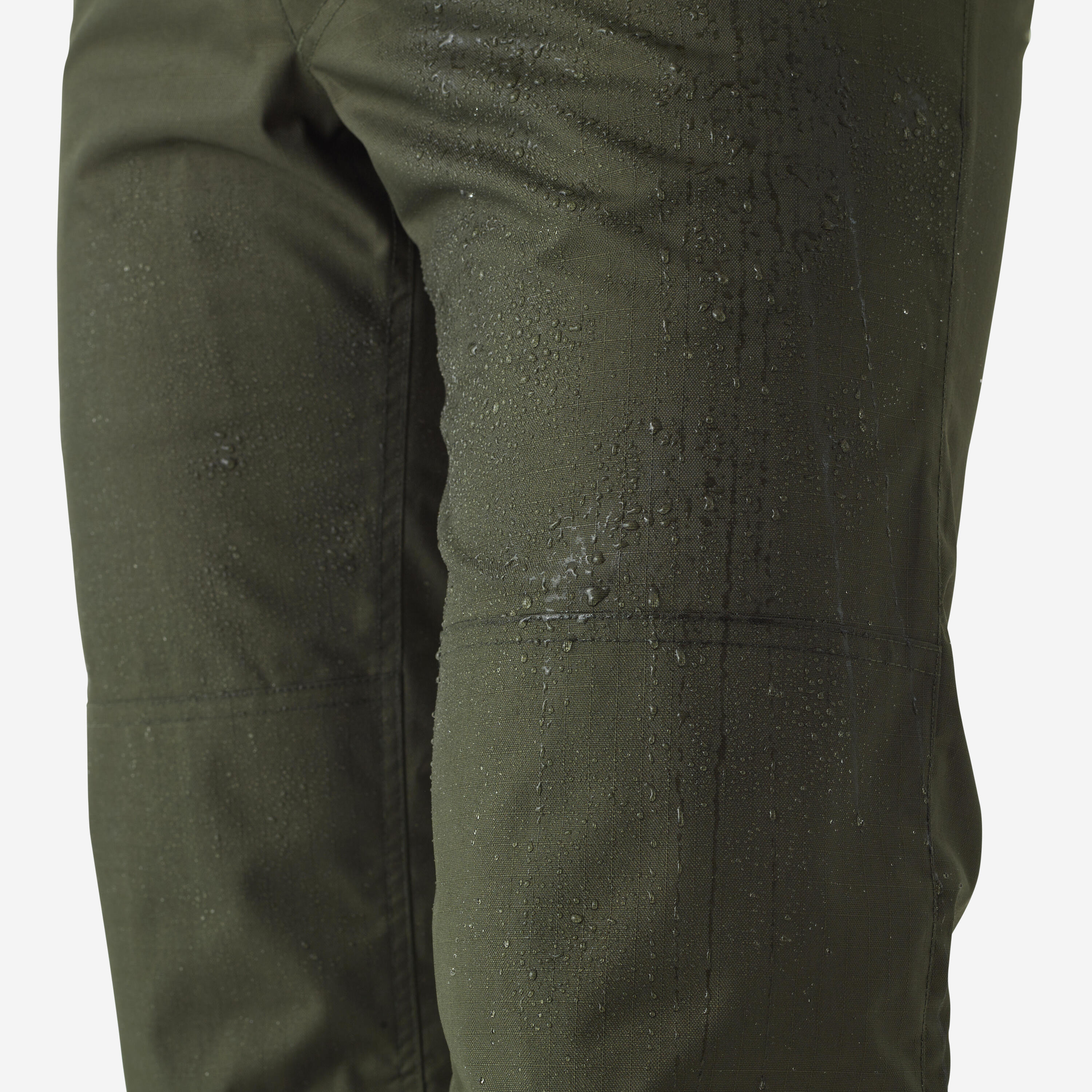 Pantalon de chasse imperméable homme – 500 vert 3/6