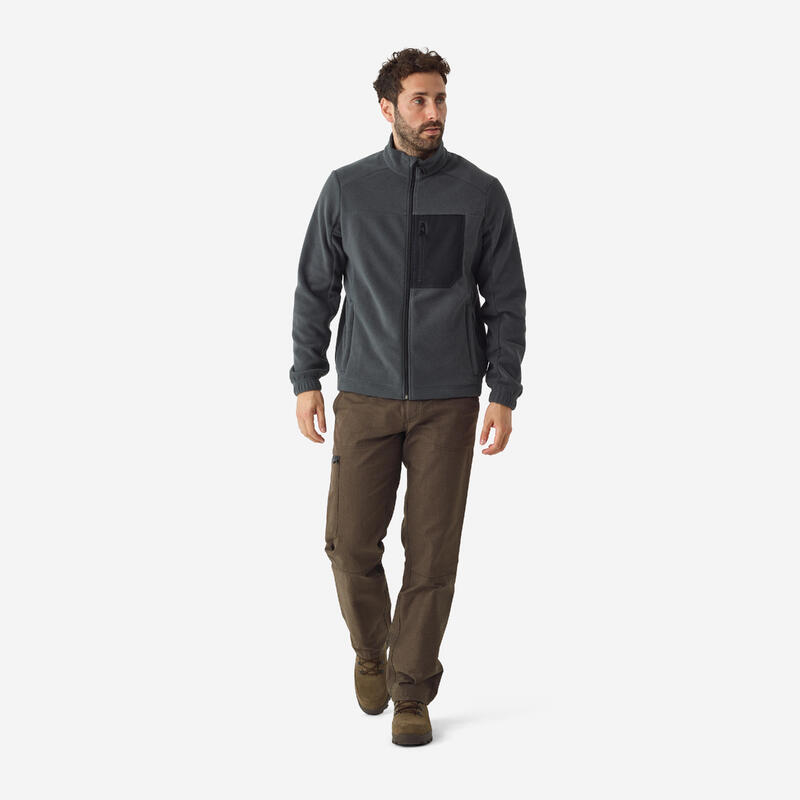 Pantalón Cargo Hombre Solognac Steppe 100 Marron Resistente Multibolsillo