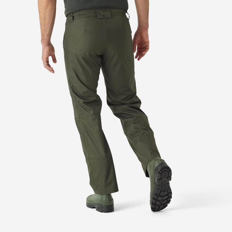 Pantalón De Caza Hombre Solognac 500 Verde Impermeable