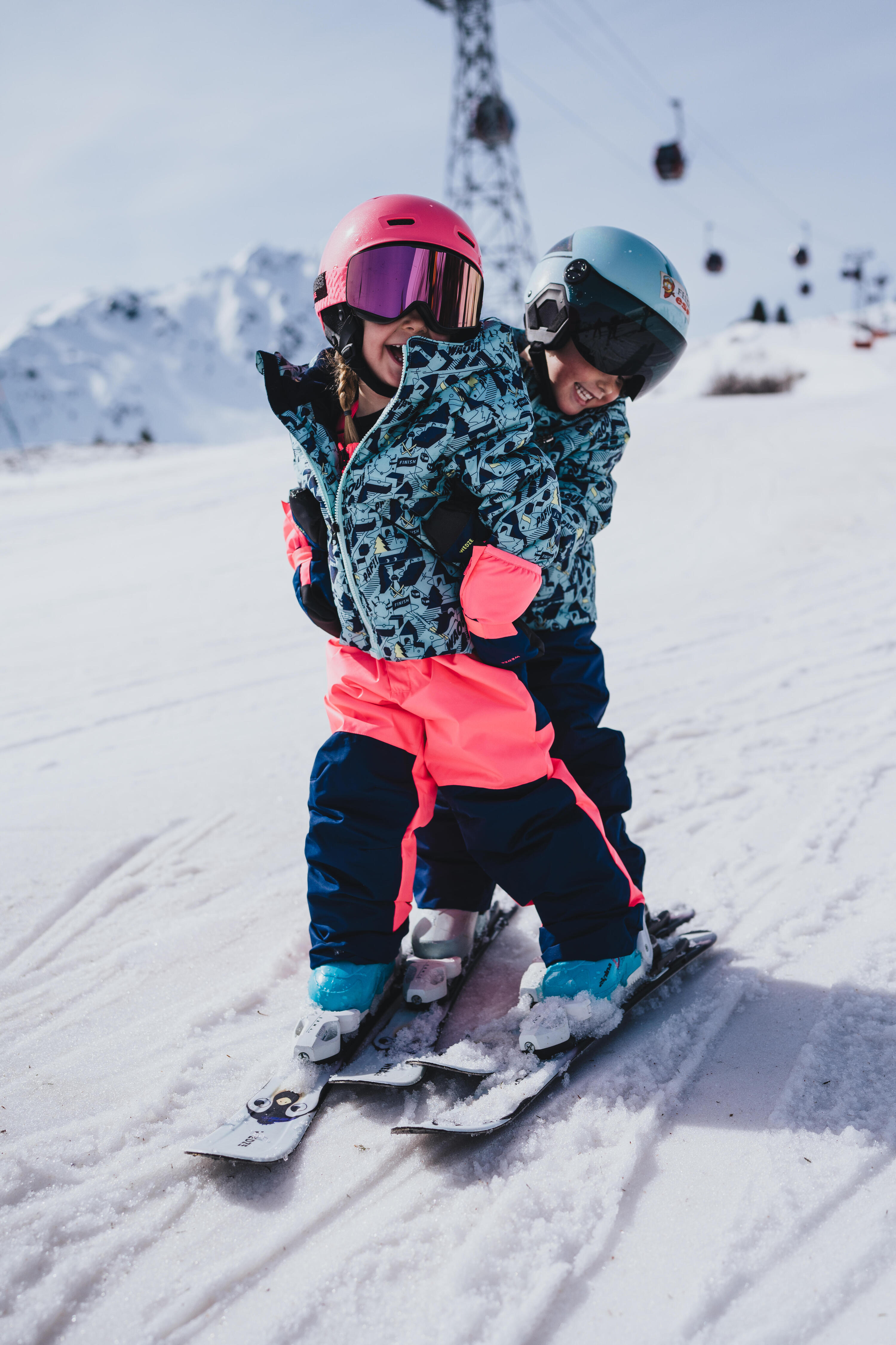 Chaqueta de esquí acolchada con cremallera fácil Niños, Wedze 100 Warm 16/32