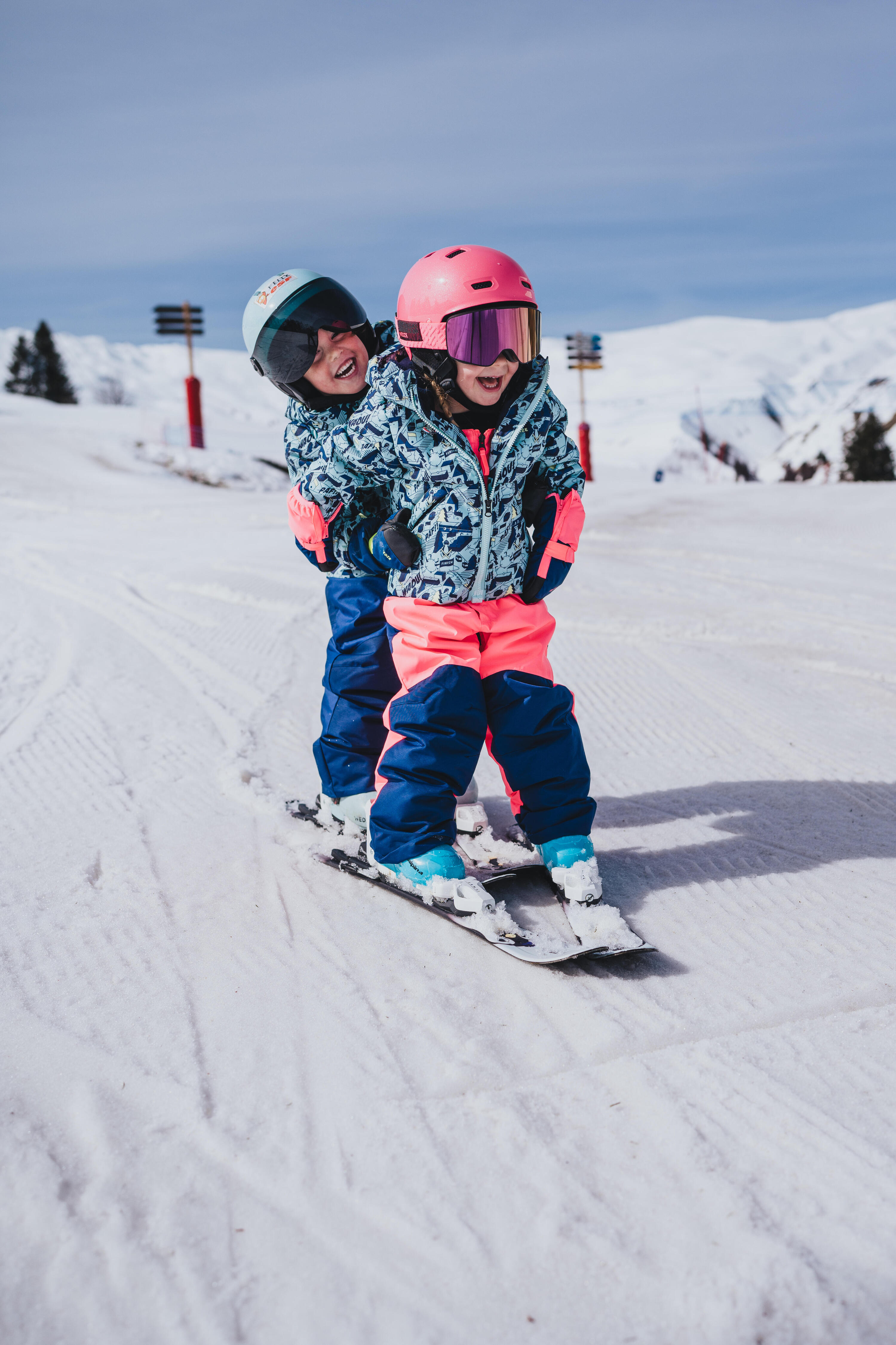 Chaqueta de esquí acolchada con cremallera fácil Niños, Wedze 100 Warm 20/32