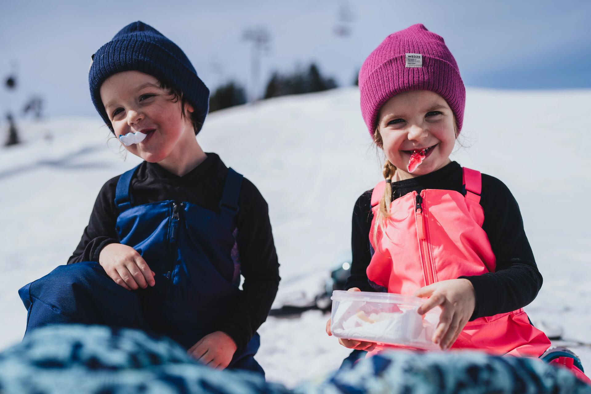 Como vestir adequadamente as crianças no ski