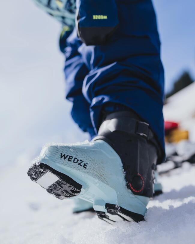 SALOPETTE DE SKI ENFANT CHAUDE ET IMPERMÉABLE - 500 PNF - BLEUE MARINE
