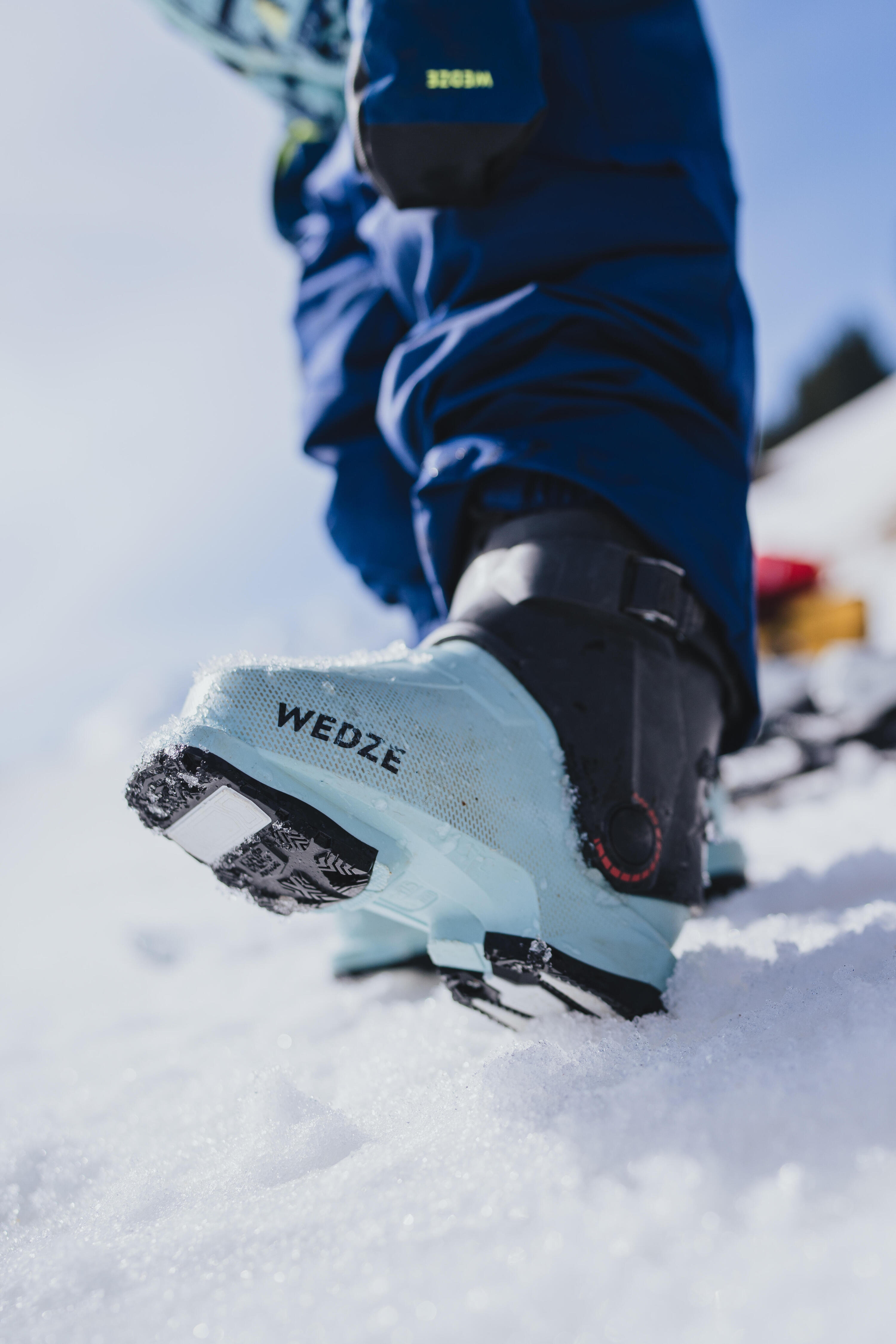 Verstelbare skischoenen - past direct op winterschoenen of skischoenen