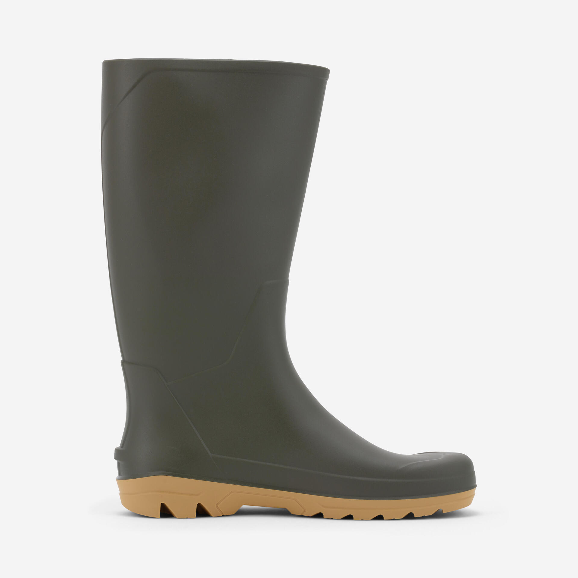Men’s/Women’s waterproof wellies Land 100 green - Main Image