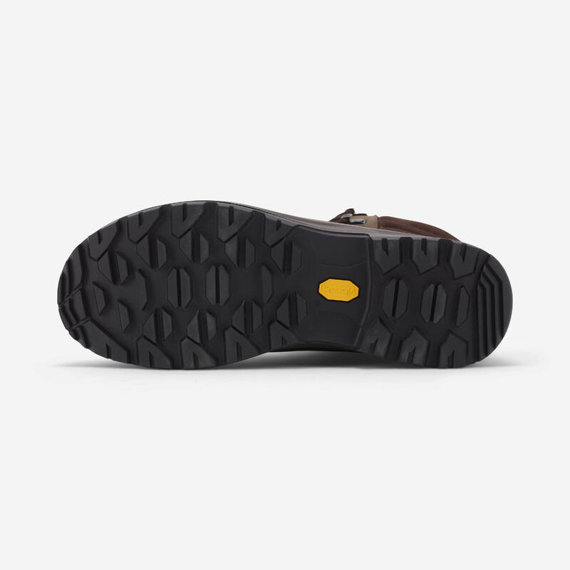 Erkek Su Geçirmez Deri Avcı Botu - Kahverengi - Vibram Tabanlı - Crosshunt 540