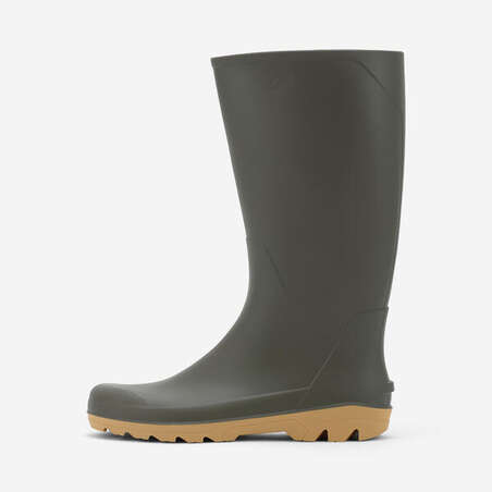 Bottes de pluie imperméables homme land 100 vertes