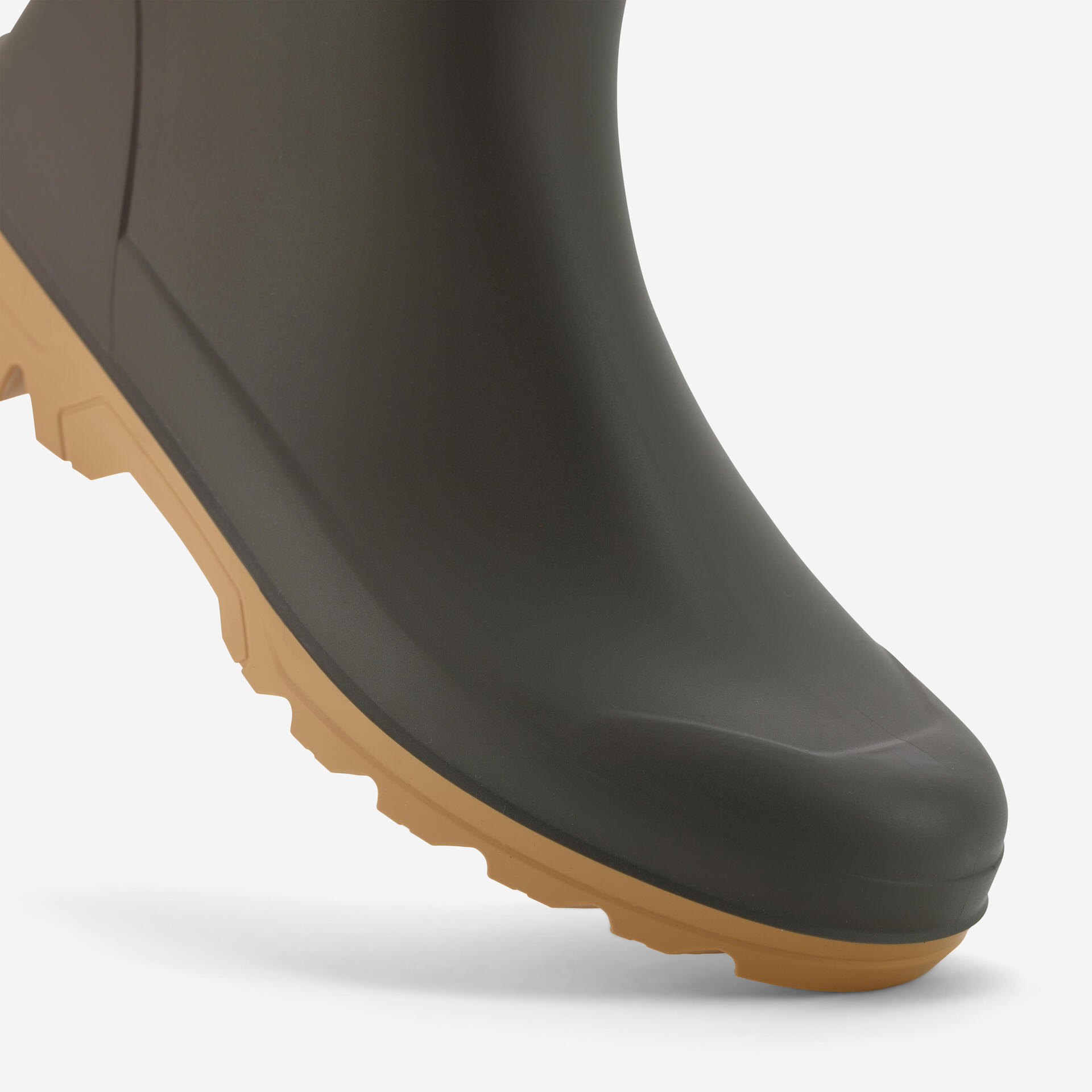 Men’s waterproof wellies LAND 100 green