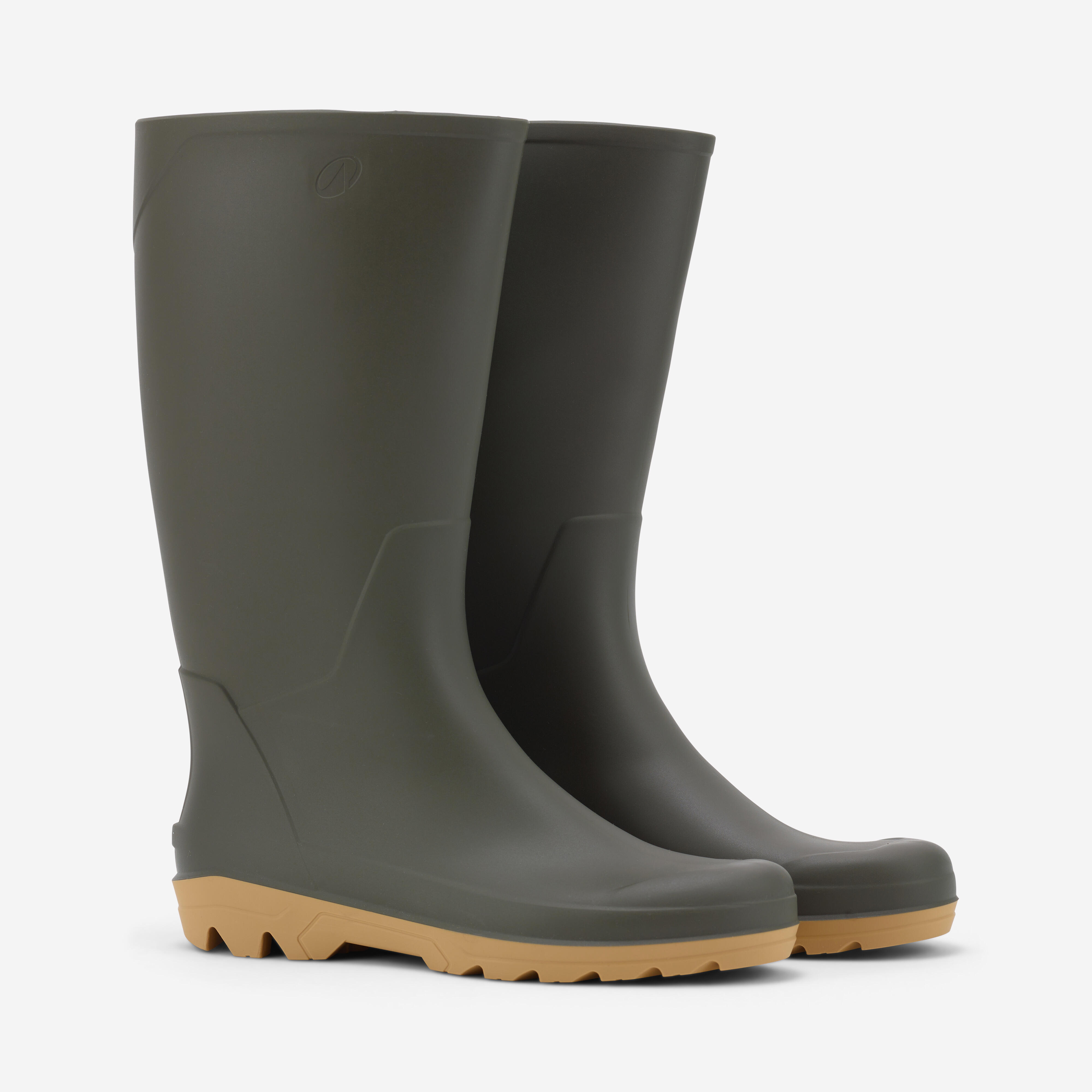 Waterproof rain boots men land 100 green