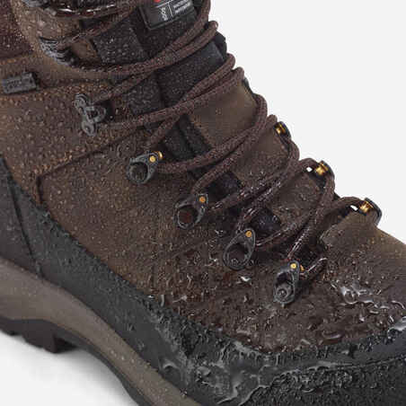 Šilti vandens nepraleidžiantys medžiokliniai batai „Crosshunt 540“, ruda oda