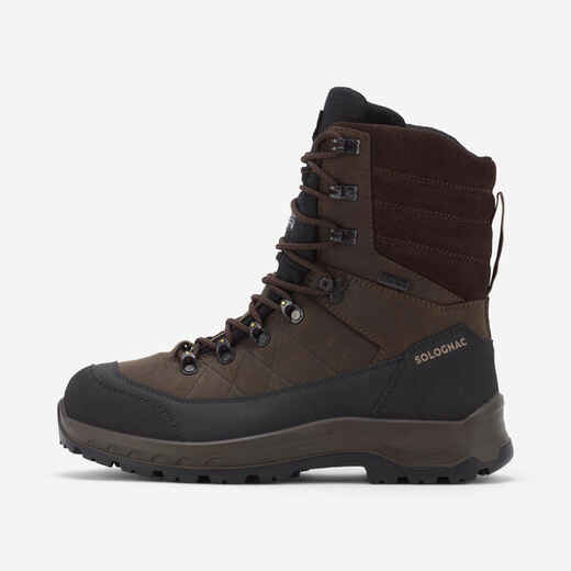 
      HUNTING BOOTS WARM WATERPROOF BROWN LEATHER CROSSHUNT 540
  