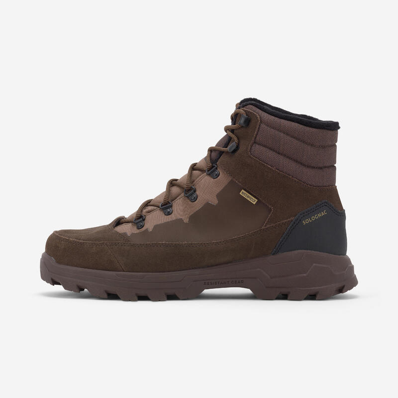 Botas de Caça Impermeáveis e Quentes Crosshunt 140 Castanho