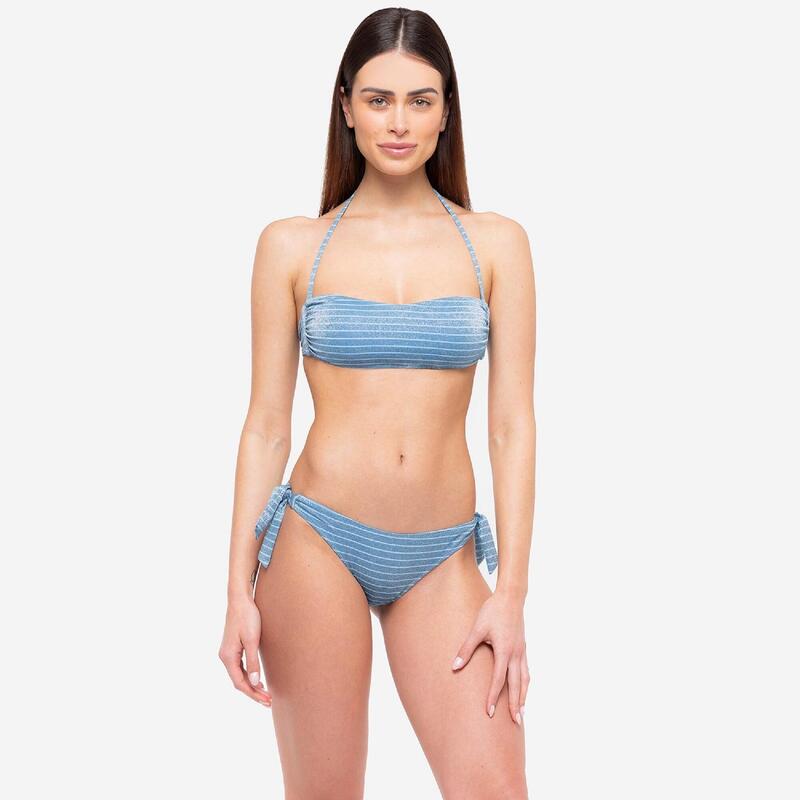 Bikini donna fascia + slip fiocchi Le Blu